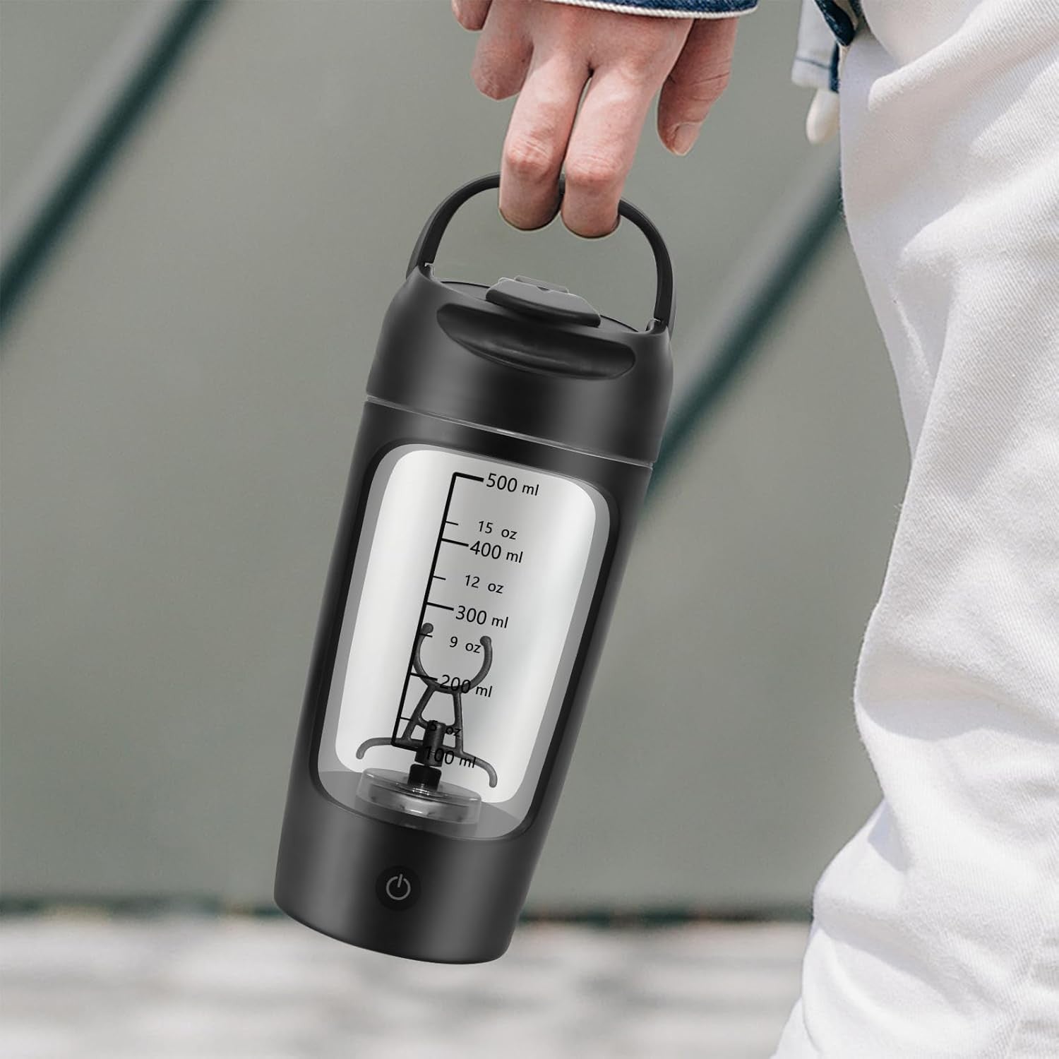 650Ml Rechargeable Vortex Protein Powder Shaker Portable USB Electric Mixing Cup